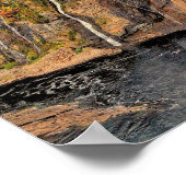 Montmorency Herfsten Canada gestileerd Poster (Hoek)