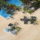 Montmorency-waterval in Quebec. Legpuzzel (Zijkant)