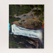 Montmorency-watervallen in Jigsaw, Québec. Legpuzzel (Verticaal)