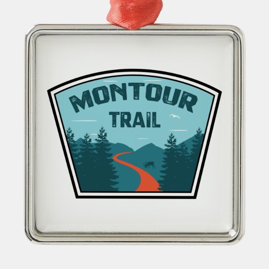 Montour Trail Metalen Ornament (Voorkant)