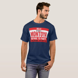 Montoya Reunion 2017 - Kom terug naar de Partij! T-shirt