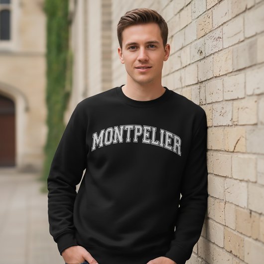 MONTPELIER Universiteit-Style Amerika College Trui