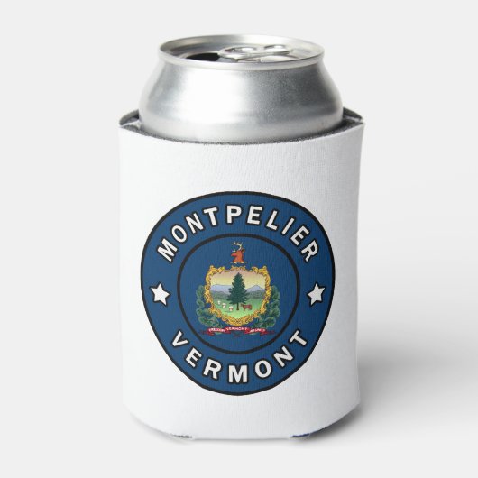 Montpelier Vermont Blikjeskoeler (Blikje Voorkant)