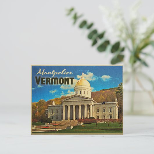 Montpelier Vermont Briefkaart (Staand voorkant)