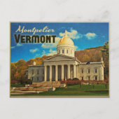 Montpelier Vermont Briefkaart (Voorkant)