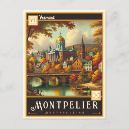 Montpelier Vermont | BRIEFKAART