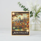 Montpelier Vermont |  BRIEFKAART (Staand voorkant)