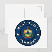 Montpelier Vermont Briefkaart (Voorkant / Achterkant)