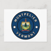 Montpelier Vermont Briefkaart (Voorkant)