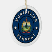 Montpelier Vermont Keramisch Ornament (Rechts)