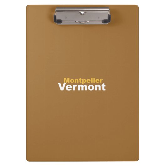 Montpelier, Vermont-klembord Klembord (Voorkant)