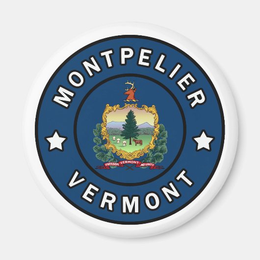Montpelier Vermont Magneet (Voorkant)