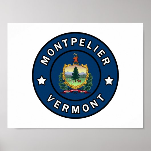 Montpelier Vermont Poster (Voorkant)