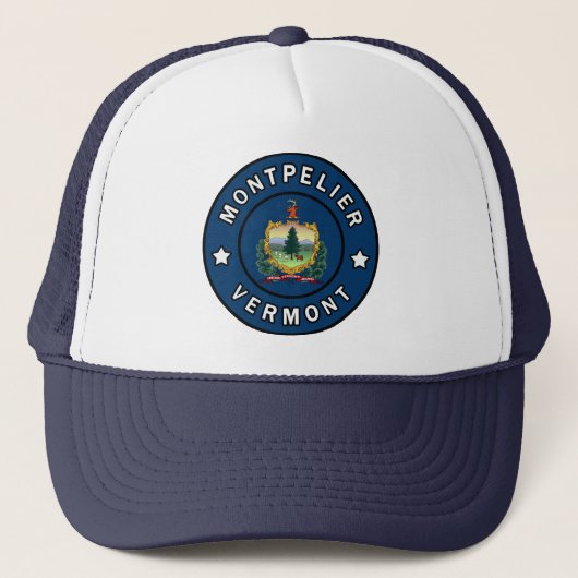 Montpelier Vermont Trucker Pet (Voorkant)