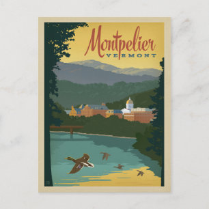 Montpelier, VT Briefkaart