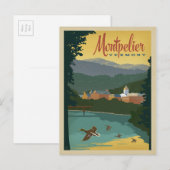 Montpelier, VT Briefkaart (Voorkant / Achterkant)