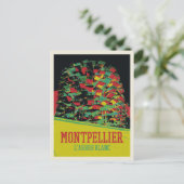 Montpellier Arbre blanc illustratie Frankrijk Briefkaart (Staand voorkant)