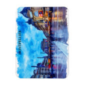 Montpellier France Place de la Comédie Uitzicht Magneet (Verticaal)