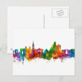 Montpellier France Skyline Briefkaart (Voorkant / Achterkant)