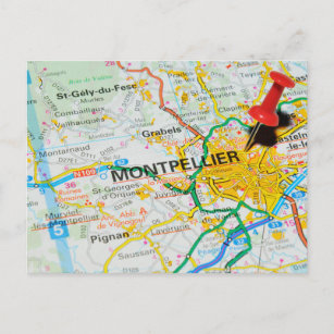 Montpellier, Frankrijk Briefkaart