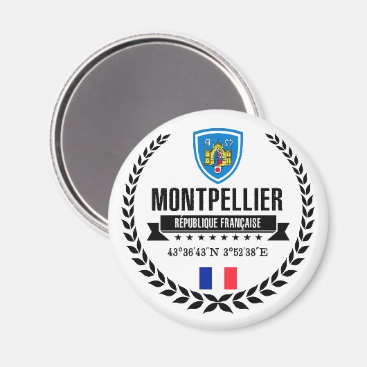 Montpellier Magneet (Voorkant / Achterkant)
