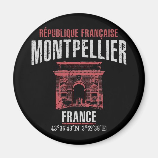 Montpellier Magneet (Voorkant)