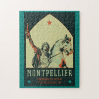 Montpellier Peyrou illustratie Frankrijk