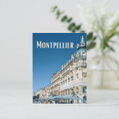 Montpellier Photo Vintage Briefkaart (Staand voorkant)