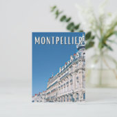 Montpellier Photo Vintage Briefkaart (Staand voorkant)