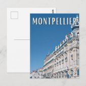 Montpellier Photo Vintage Briefkaart (Voorkant / Achterkant)