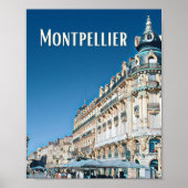 Montpellier Photo Vintage Poster (Voorkant)