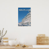 Montpellier Photo Vintage Poster (Keuken)
