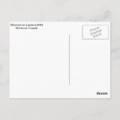 Montrea, Canada Briefkaart (Achterkant)