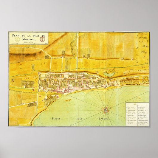 Montreal - 1725 poster (Voorkant)