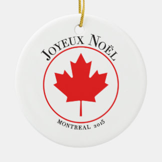 Montreal 2015 kerstversiering keramisch ornament