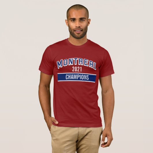 Montreal 2021 Champions T-shirt (Voorkant volledig)