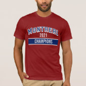 Montreal 2021 Champions T-shirt (Voorkant)