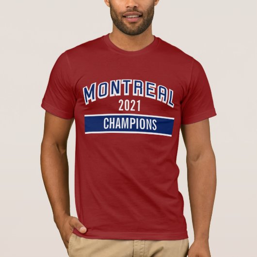 Montreal 2021 Champions T-shirt (Voorkant)