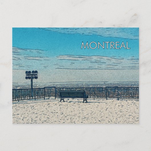 Montreal ansichtkaart briefkaart (Voorkant)