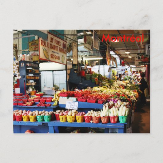 Montreal Atwater Market Briefkaart (Voorkant)