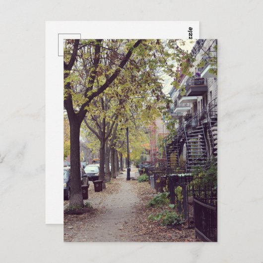 Montréal - Automne Briefkaart (Voorkant / Achterkant)
