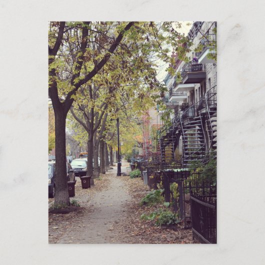 Montréal - Automne Briefkaart (Voorkant)