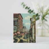 Montreal bezet St. Catherine Street 1920s Briefkaart (Staand voorkant)