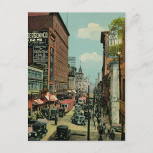 Montreal bezet St. Catherine Street 1920s Briefkaart