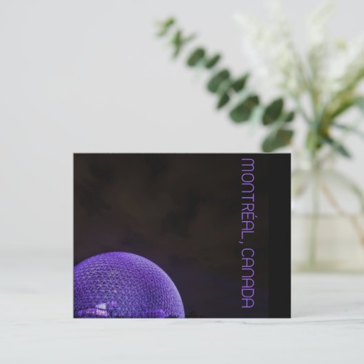 Montreal-biosfeer Briefkaart (Staand voorkant)