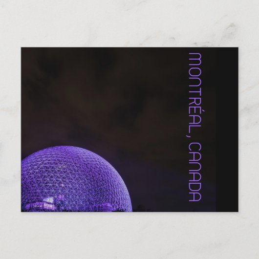 Montreal-biosfeer Briefkaart (Voorkant)