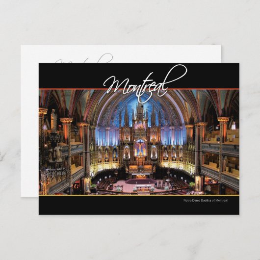 Montreal Briefkaart (Voorkant / Achterkant)