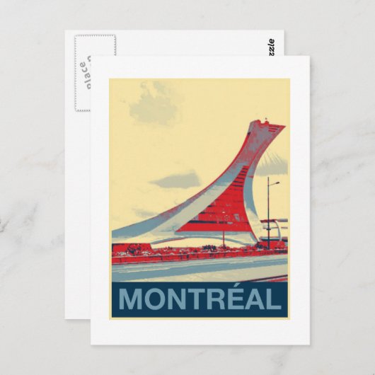 Montreal Briefkaart (Voorkant / Achterkant)