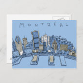 Montreal Briefkaart (Voorkant / Achterkant)
