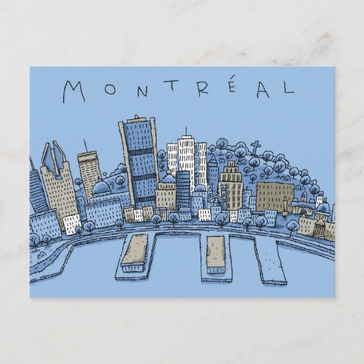 Montreal Briefkaart (Voorkant)